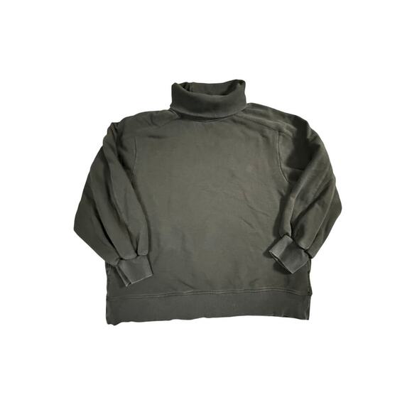 LIT Activewear Women's Oversized Whisper Turtleneck Black Sweatshirt Size S - Picture 1 of 6